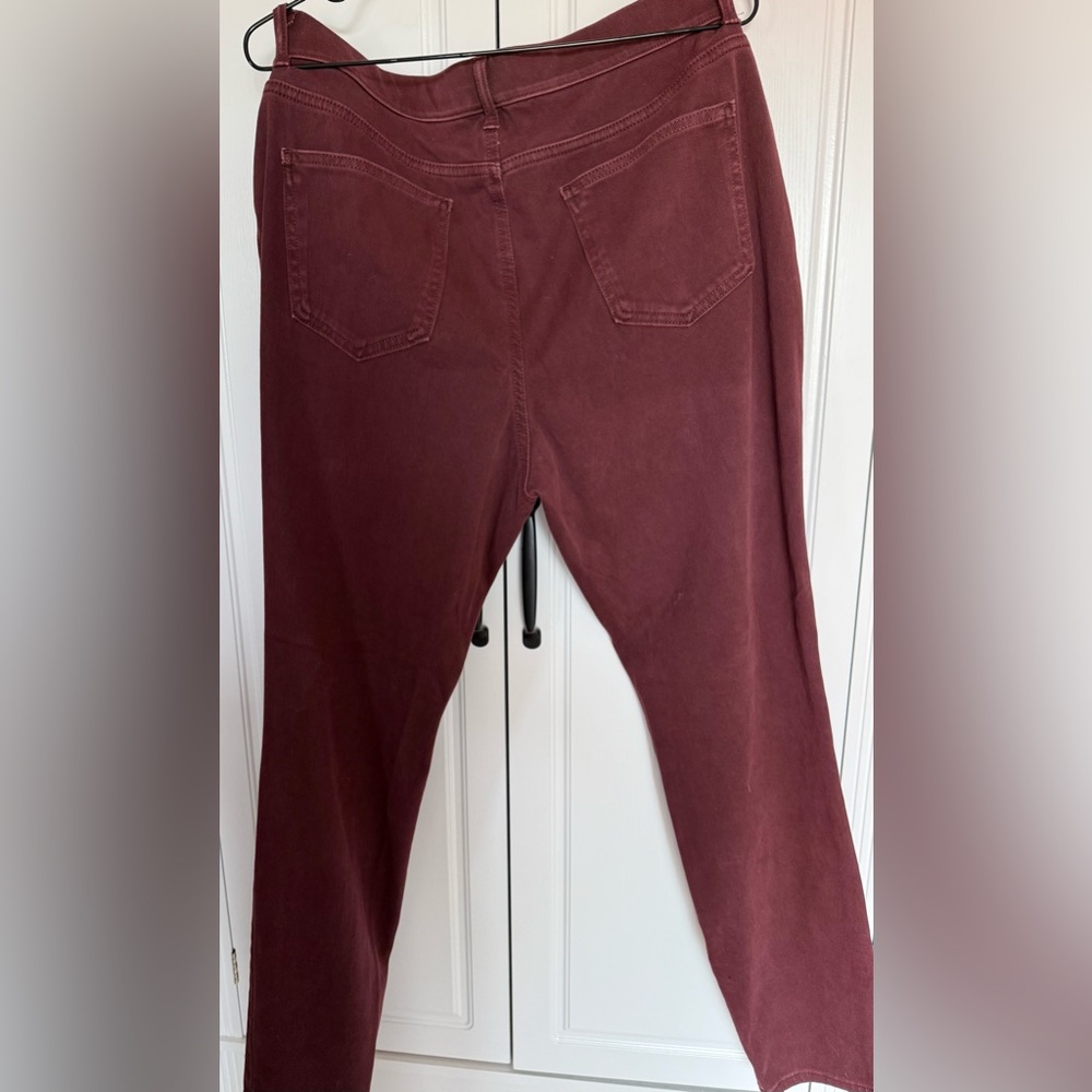 Burgundy Pants - Picture 2 of 3